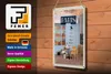 Blechschild Reise 20x30cm Paris Cafe Crepes Eclairs Produktbild-Vorschau 3