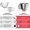 Für 4,5-5QT KitchenAid Kippmixer,Edelstahl Rührschüssel, Produktbild-Vorschau 3