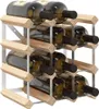 A wine rack filled with wine bottles. Náhled obrázku produktu