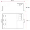 Mikrowellen Bewegungsmelder HF Sensor Radar LED Produktbild-Vorschau 4