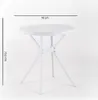 Table ronde Ø70 cm en polypropylène avec fibre de verre - Voir les images du produit 6