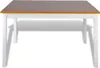 set da pranzo 5 pezzi marrone e bianco Anteprima dell’immagine prodotto 10