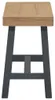 vidaXL Bank 80 cm Massivholz Teak Produktbild-Vorschau 2
