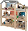Puppenhaus Natur mit Möbeln Produktbild-Vorschau 8