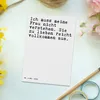 Mr. & Mrs. Panda Postkarte Ich muss meine Frau... - Weiß - Produktbild-Vorschau 2