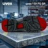 Uvex 8546, Uni, Volwassenen, Veiligheidsschoenen, Zwart, Productafbeelding-voorbeeld 3