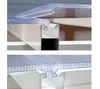Close-up view of a polycarbonate roofing system connection detail. Podgląd zdjęcia produktu