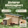 Igelhaus Igelhütte Holz zooprinz Hugo | mit Labyrinth Produktbild-Vorschau 3