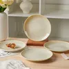 Teller set 4er Ø19,5 cm Keramik Essteller Dessertteller Produktbild-Vorschau 3