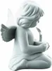 Rosenthal Engel mit Blumentopf Engel gross Weiss matt Produktbild-Vorschau 1