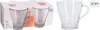 Set di 4 tazze da caffè/tè Excellent Houseware, vetro, Anteprima dell’immagine prodotto 7