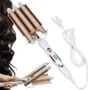 Professioneller 3-fach Lockenstab für große Locken mit Produktbild-Vorschau 3