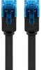 CAT 6A Flach-Patchkabel, U/UTP, schwarz Kupferleiter (CU) Produktbild-Vorschau 10