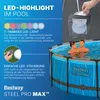 Bestway® Steel Pro MAX™ Frame Pool Komplett-Set mit Produktbild-Vorschau 4