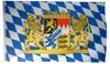 INQUARK 90 x 150 cm Bayern Staatsflagge mit zwei Metallösen Produktbild-Vorschau 1