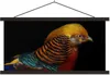 MuchoWow® Textilposter Vogel - Federn - Schwarz - Porträt Produktbild-Vorschau 1
