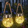 Solarlampen, 2PCS 30 LED Solarleuchte Glas, IP55 Produktbild-Vorschau 1