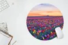 MuchoWow® Mauspad Mousepad Tulpen - Regenbogen - Horizont Produktbild-Vorschau 5