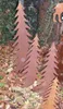 Rostikal Vintage Deko Tannenbaum 33 cm Blumenstecker Produktbild-Vorschau 4
