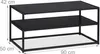 relaxdays 10026947_0 relaxdays Couchtisch Glas schwarz Voir les images du produit 4