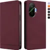 Hülle für Xiaomi Poco F7, Retro Kunstleder Ständer Produktbild-Vorschau 1