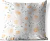 MuchoWow® Outdoor Kissen - Rosen - Orange - Muster - 45x45 Produktbild-Vorschau 1