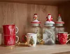 Tasse Porzellan mit Griff 10,5cm Weihnachtsmuster 340ml 1 Produktbild-Vorschau 1
