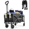 Nayver Handwagen faltbar Bollerwagen 80kg Transportwagen Produktbild-Vorschau 1