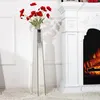 Vaso da terra, altezza 77 cm, colore argento, stile Anteprima dell’immagine prodotto 2
