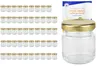 zestaw 50 mini kubeczków 53 ml Do 43 słoiczków ze złotą Podgląd zdjęcia produktu 1