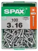 Spax Universalschrauben 3.0 x 16 mm TX 10 - 100 Stk. Produktbild-Vorschau 1