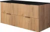 Rodan | Waschbeckunterschrank - 120cm | Braun matt - Eiche Produktbild-Vorschau 1