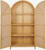 sweeek - Kinderkleiderschrank Bohème aus natürlichem Rattan Produktbild-Vorschau 3