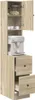 vidaXL Armadio da cucina con ripiano Beige 35 x 50 x 180 cm Anteprima dell’immagine prodotto 3