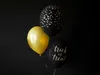 Luftballons Fledermäuse 30cm schwarz gold 6er Set Produktbild-Vorschau 2