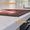 Wallario Herdabdeckplatte aus Glas, Größe 60 x 52 cm Produktbild-Vorschau 4