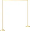 vidaXL Hochzeitsbogen Gold 338 x 35 x 300 cm Stahl Produktbild-Vorschau 5