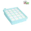 A light blue vacuum cleaner filter is shown on a white background. Produktbild-Vorschau