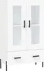 vidaXL Highboard Weiß 69,5x31x115 cm Holzwerkstoff Produktbild-Vorschau 2