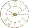 Runde Wanduhr aus 3D Metall, Ø 70 cm, Gold Produktbild-Vorschau 1