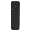 A black remote control for an MP3 player is shown against a white background. Voir les images du produit