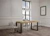 Uittrekbare tafel 90x160/264 cm, model Tecno, met een Productafbeelding-voorbeeld 2