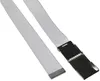 Harrys-Collection Uni Stoffgürtel 40mm , Weiss, W 135 = L Produktbild-Vorschau 4