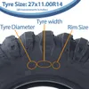 27x11.00R14 Pneumatiky ATV 8ply 275/60R14 WL21 OBOR Náhled obrázku produktu 5