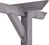 vidaXL Zahradní pergola šedá 400x40x205 cm Impregnované Náhled obrázku produktu 3
