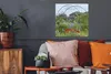 MuchoWow® Poster Monets Haus mit bunten Blumen im Garten in Produktbild-Vorschau 2
