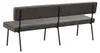 Bronx71 Esszimmerbank Leder Espen anthrazit 190 cm Produktbild-Vorschau 15