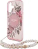 Guess IML Flowers With Pearl Strap MagSafe - Etui iPhone 16 Podgląd zdjęcia produktu 4