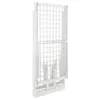 A white foldable clothes drying rack shown from a side angle against a white background. Produktbild-Vorschau