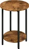 BEGRYF Stolik boczny okrągły z półką - 45x62 cm, stolik w Podgląd zdjęcia produktu 1